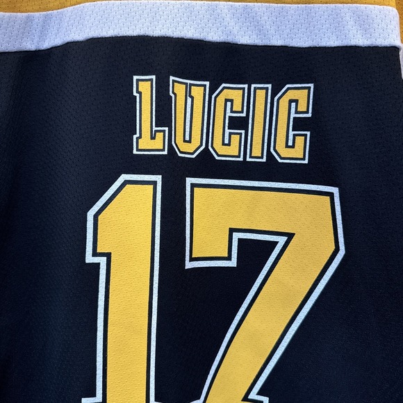 Reebok Milan Lucic #17 BOSTON BRUINS NHL Hockey Jersey Youth L/XL - Picture 2 of 8